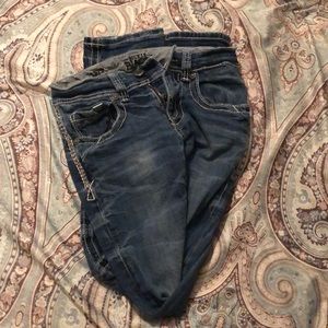 Men’s Buckle Black Jeans